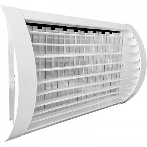 Металлическая регулируемая решетка для воздуховодов РАГ-Ц+Р